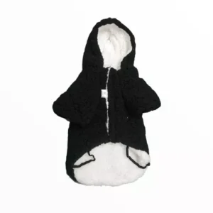 Polerón Capa Mascotas Chiporro Gris Negro Talla M (76035)
