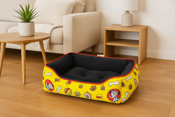 Cama Rectángular Perrito Huesito Pelota 65 cm - Imagen 2