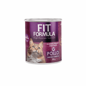 Lata Fit Formula Gato Pollo Display 24 Unidades 290 GR