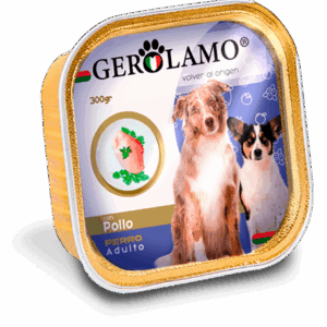 Gerolamo Perro Pate Pollo 300 GR Unidad