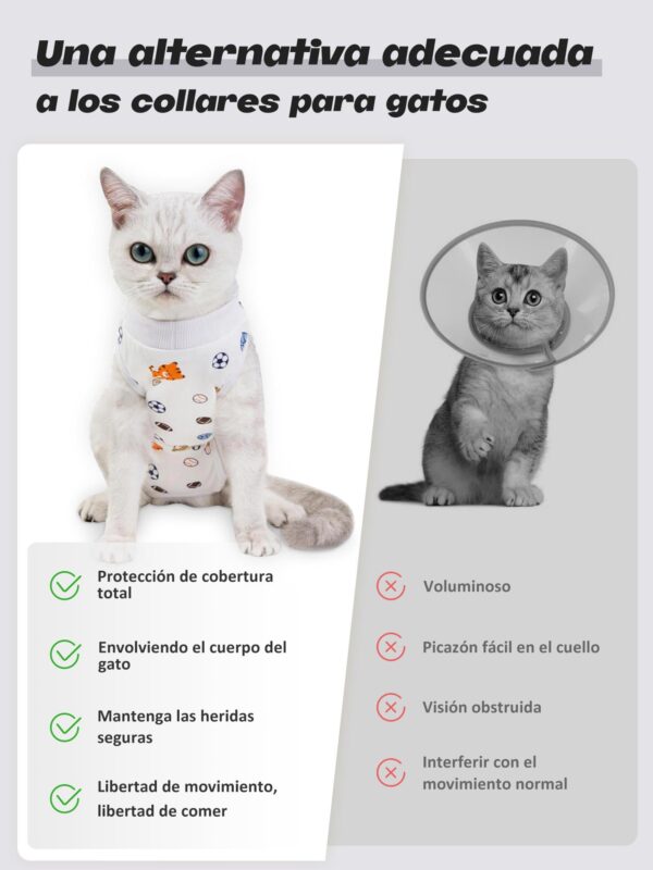 Body para Gatos Talla S (DGA4-S) - Imagen 3