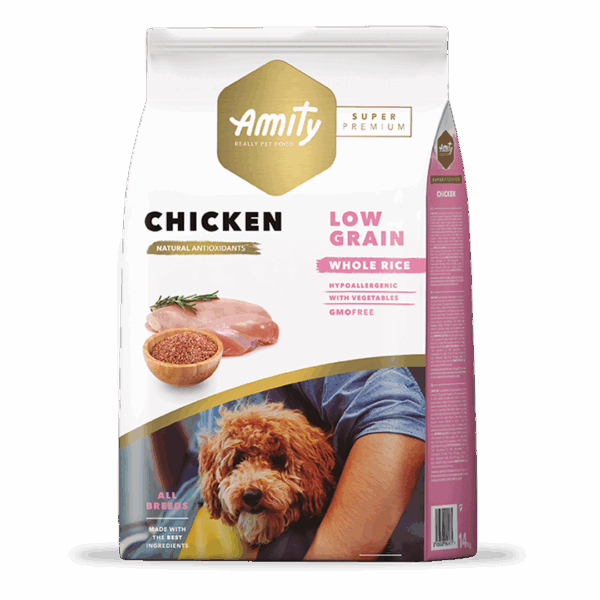 Amity Super Premium Low Grain Chicken Adulto 4 KG
