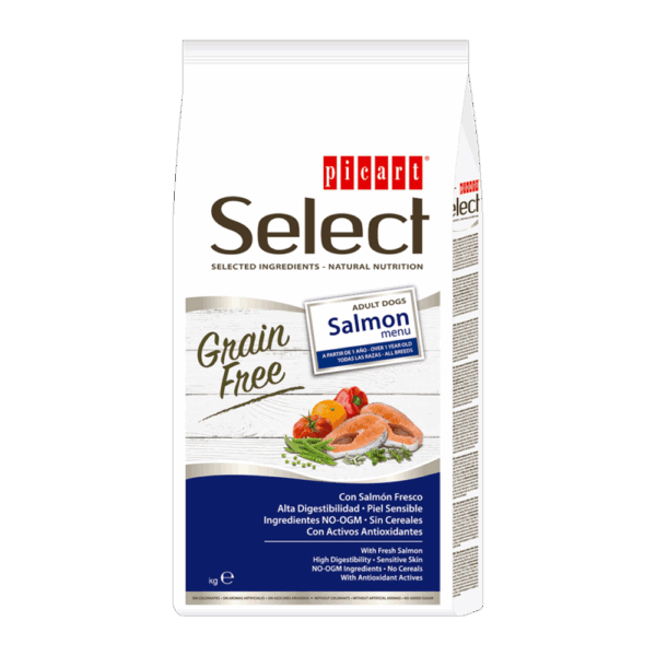 Picart Select Dog Grain Free Salmon Menú 10 KG