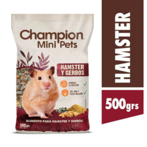 CHAMPION MINI PETS HAMSTERS Y GERBOS 500 GR