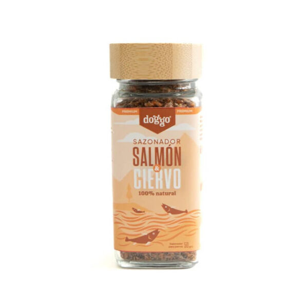 Sazonador para Perros Doggo Salmón y Ciervo 70 GR - Imagen 2