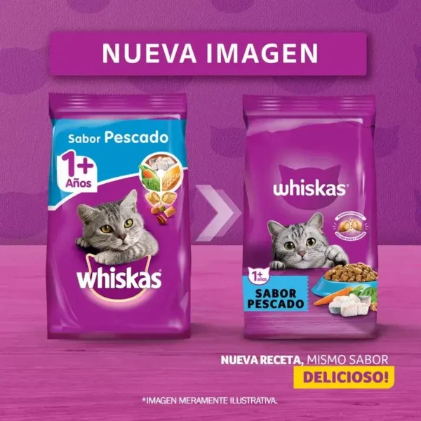 Alimento Gato Whiskas Pescado 20 KG - Imagen 3