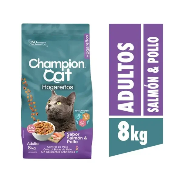 Champion Cat Hogareños 8 KG - Imagen 2